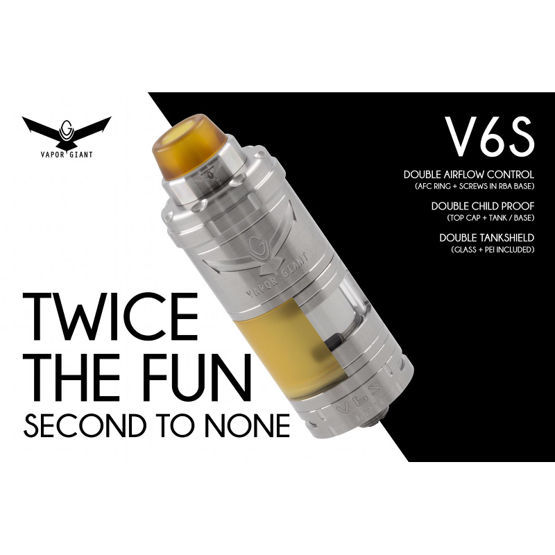 Vapor Giant V6s 5,5ml 23mm Verdampfer e Zigarette eBay